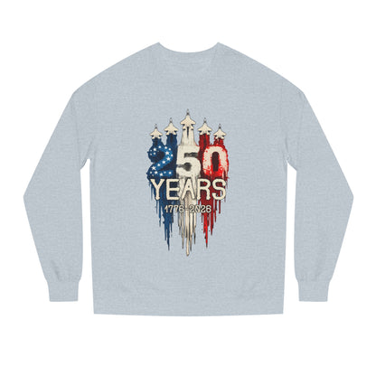 50 Years Anniversary Sweatshirt — Patriotic USA Flag Design (1971–2021)