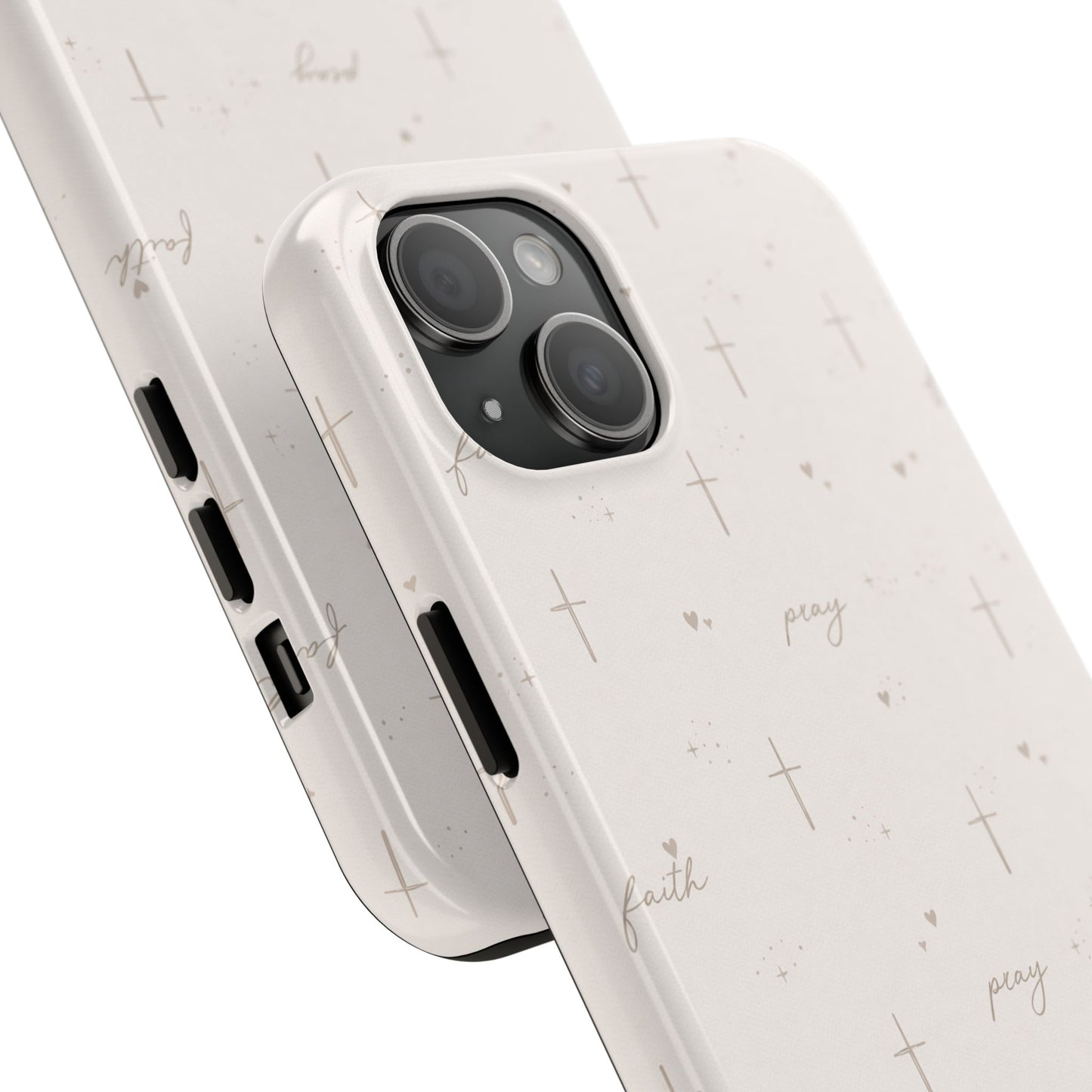 Pray with Faith Phone Case | Christian floral iPhone Case