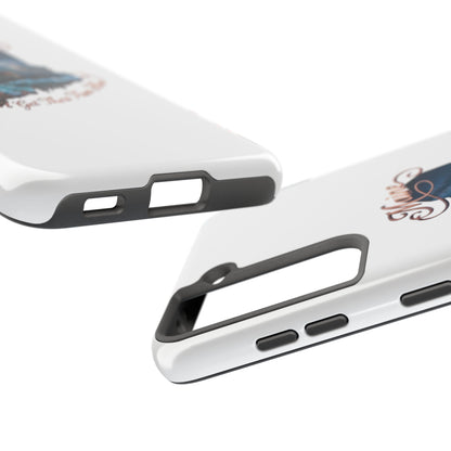 Maine Lighthouse Tough Phone Case — "Can't Get There From Here" State Silhouette