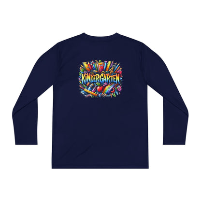 Kindergarten Crayons Youth Long Sleeve Tee