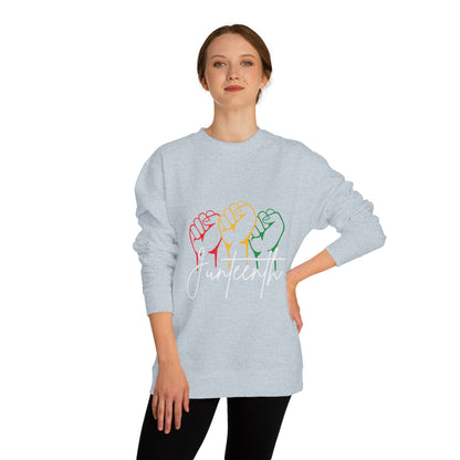 Juneteenth Fist Sweatshirt - Juneteenth Celebration Pullover