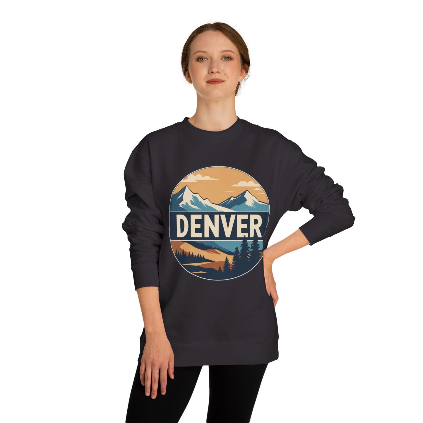 Denver Mountain Badge Sweatshirt