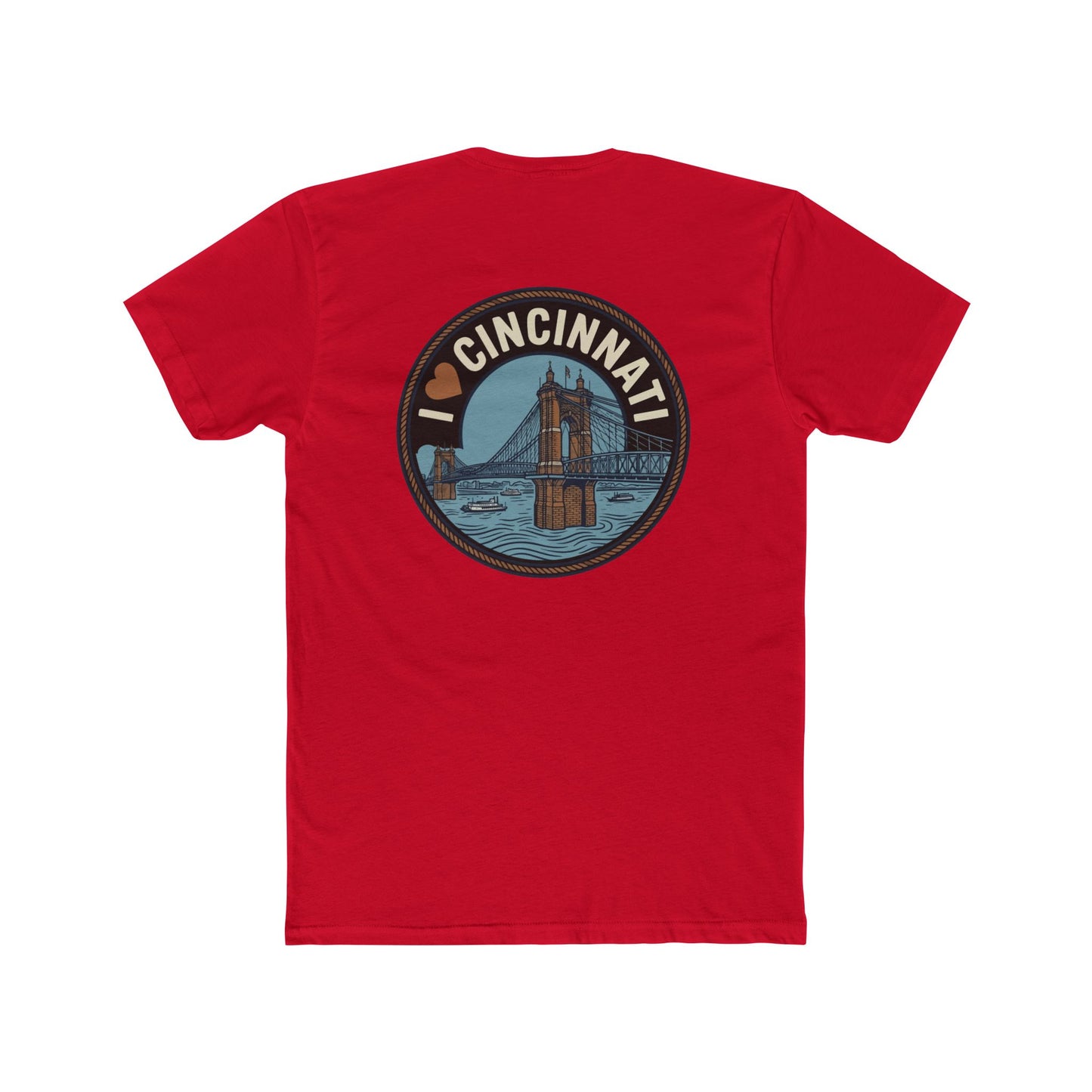 I Heart Cincinnati Tee — Cincinnati Skyline Crew T-Shirt