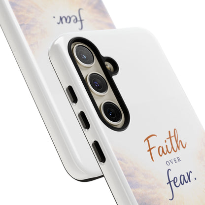 Faith Over Fear Phone Case — Inspirational Christian iPhone Cover