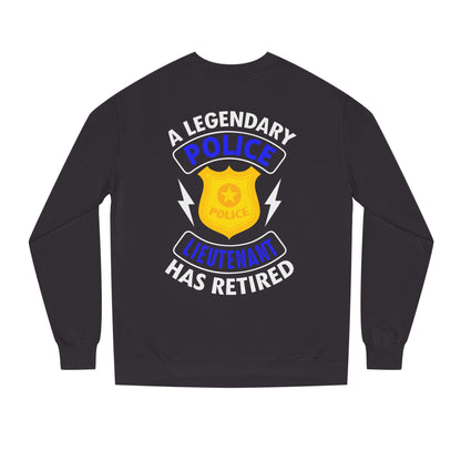 Retired Police Lieutenant Sweatshirt — Legendary Badge Crewneck
