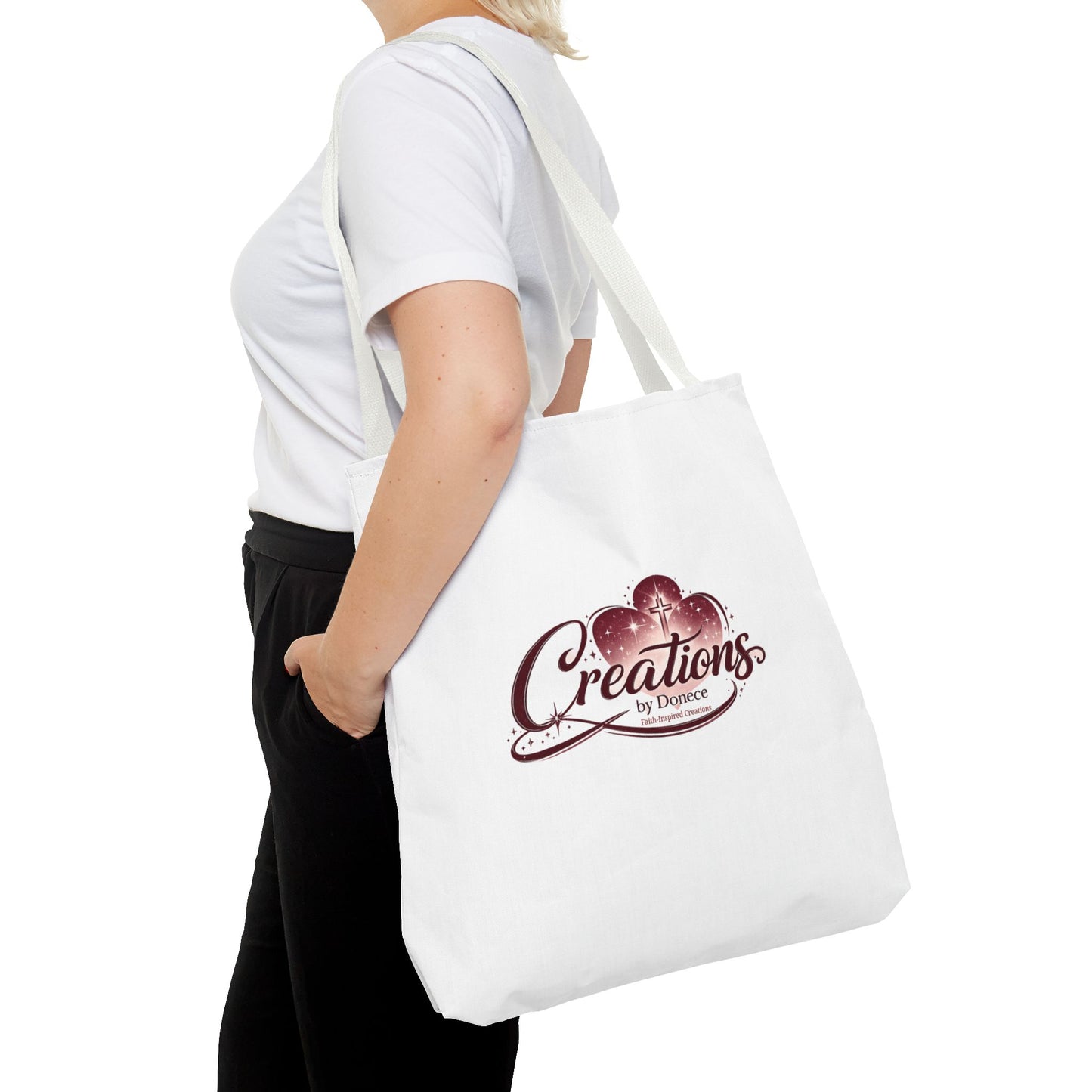 Creations Floral Logo Tote Bag – Branded Reusable Shopping & Gift Tote