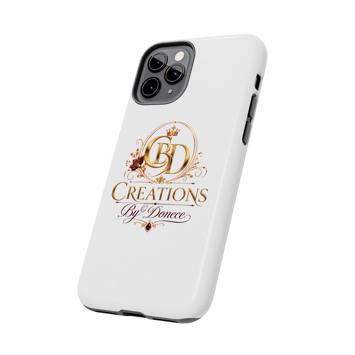BD Creations By Donece Elegant Logo Tough Phone Case — Protective iPhone Cover