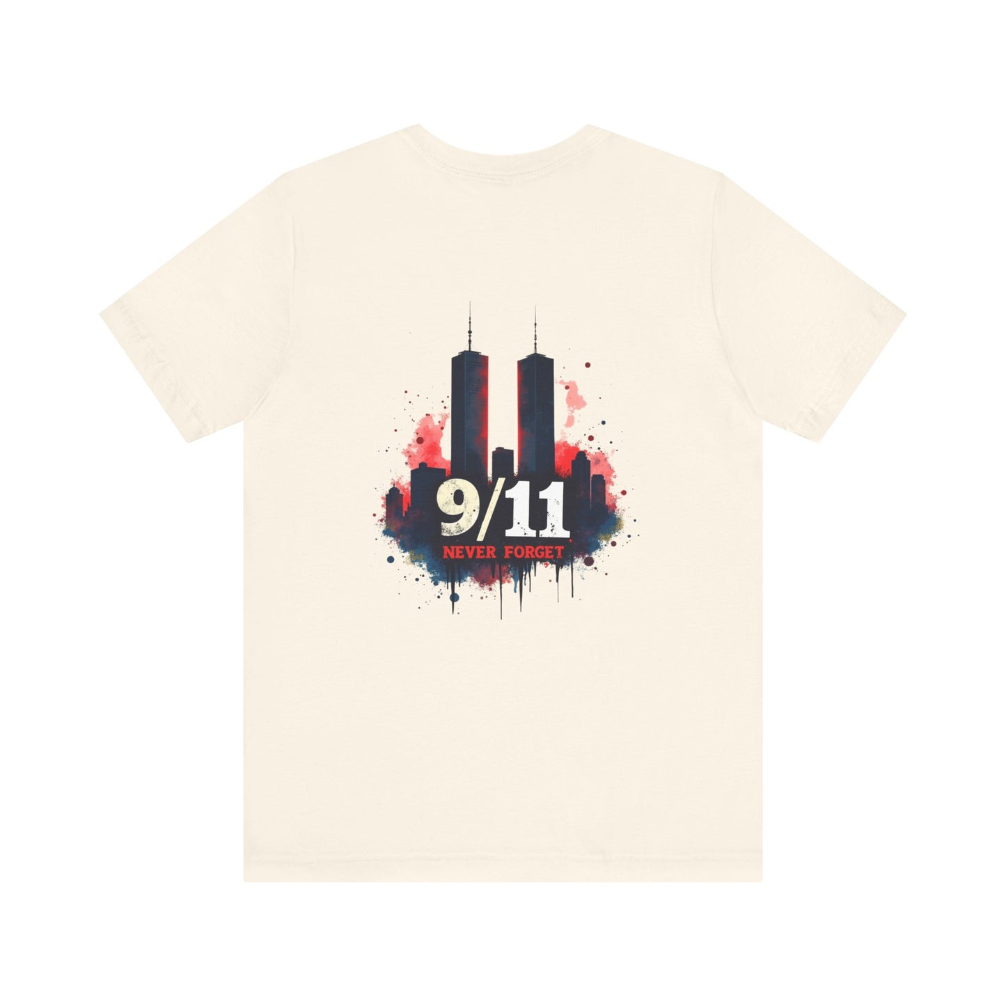 9/11 Never Forget T-Shirt — World Trade Center Memorial Tee