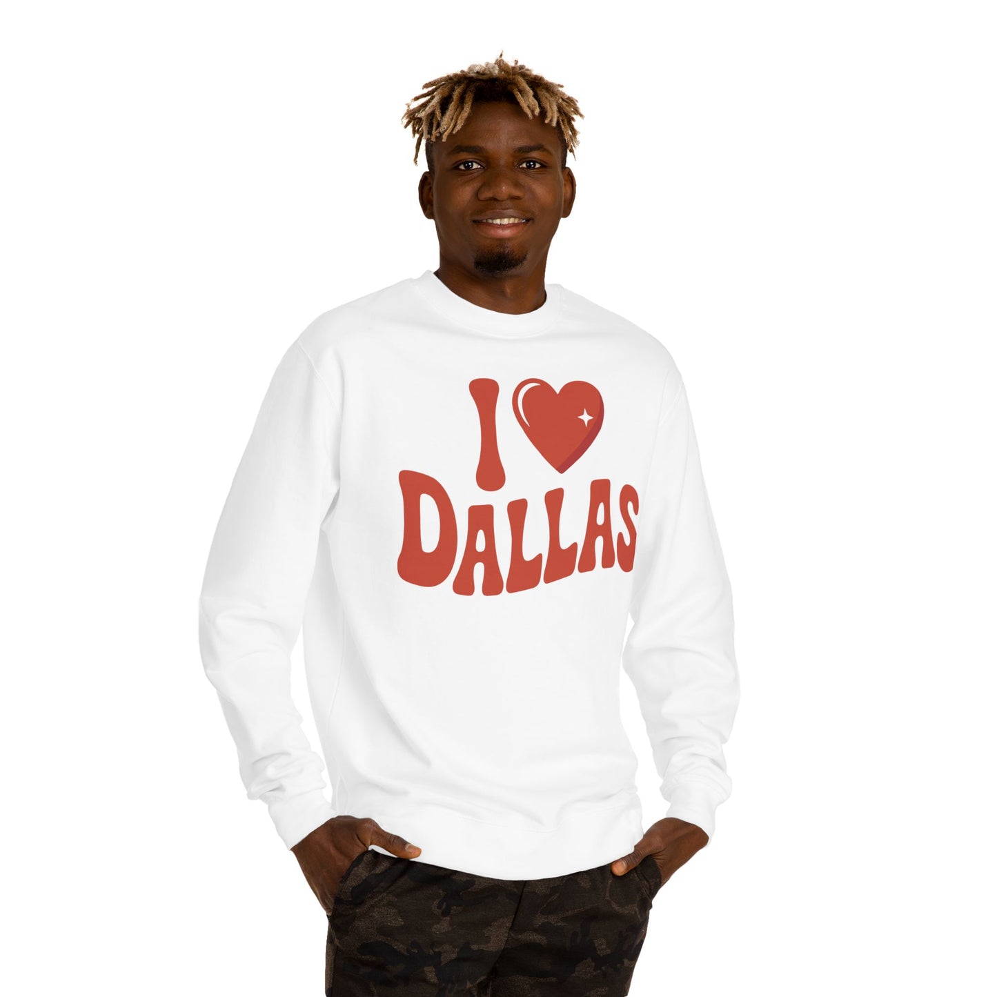 I Heart Dallas Crewneck Sweatshirt