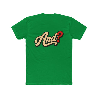 And? Graphic Tee — Retro Script Question Mark Shirt