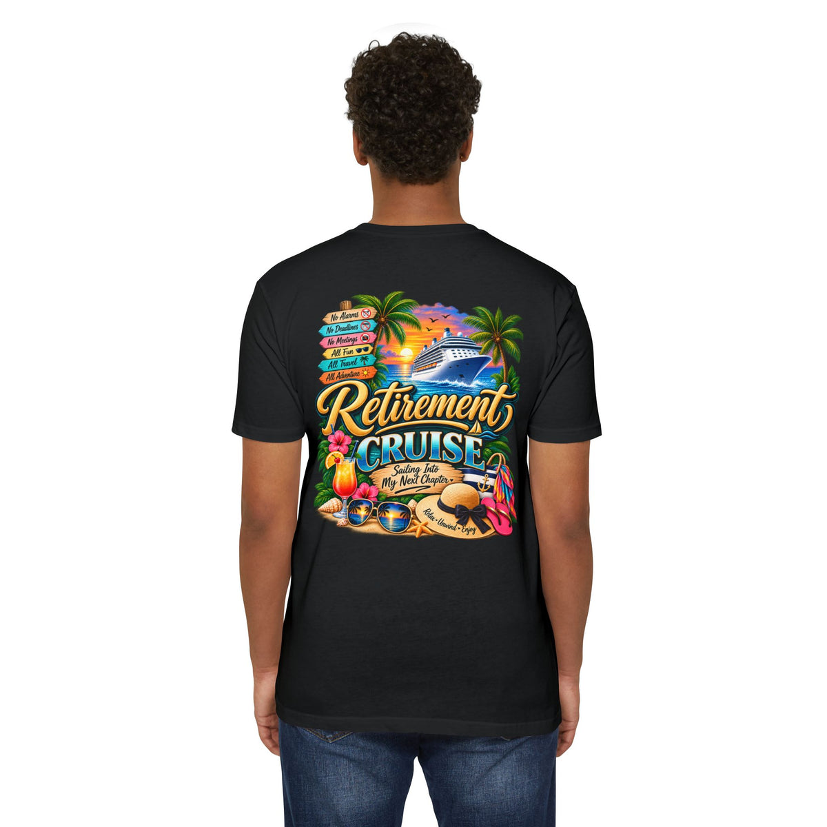 Retirement Cruise T-Shirt — Vacation & Farewell Party Tee