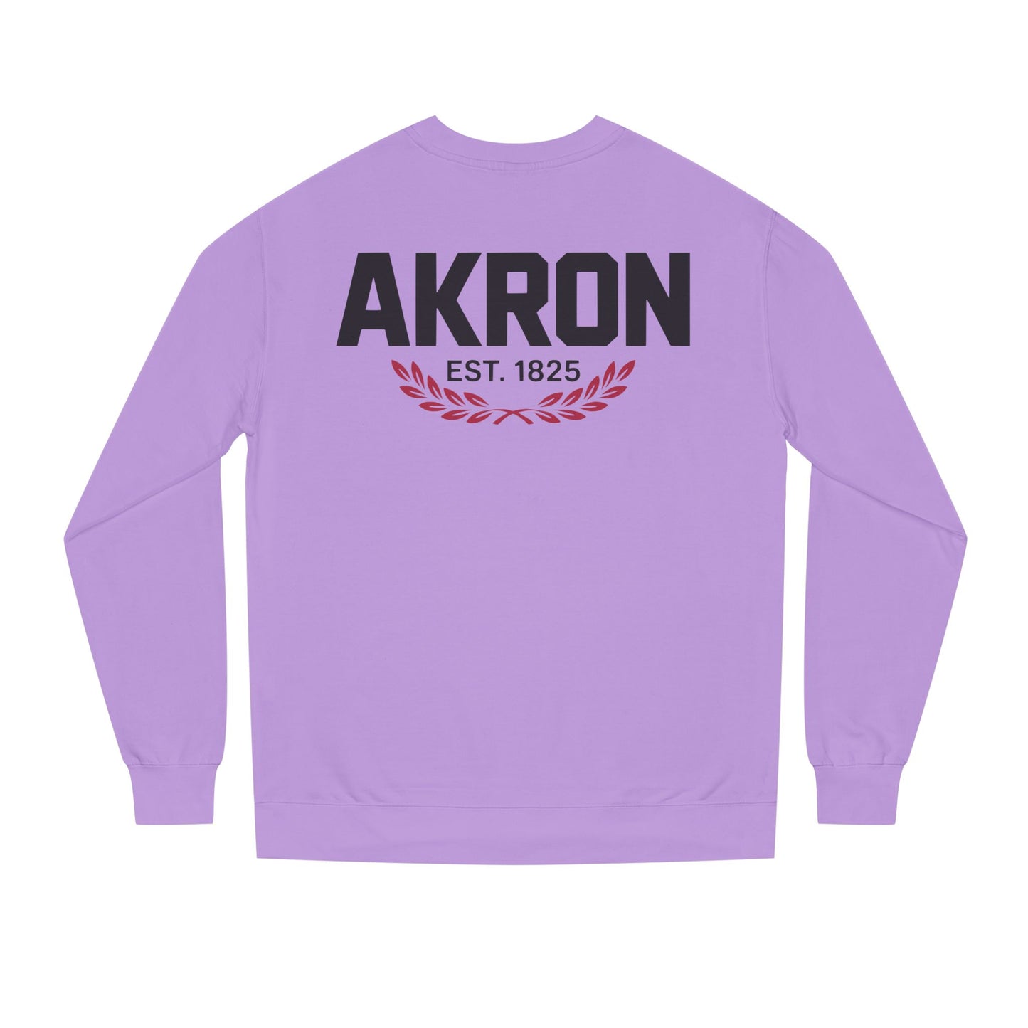 Akron Est. 1825 Crewneck Sweatshirt — Vintage City Pride Pullover