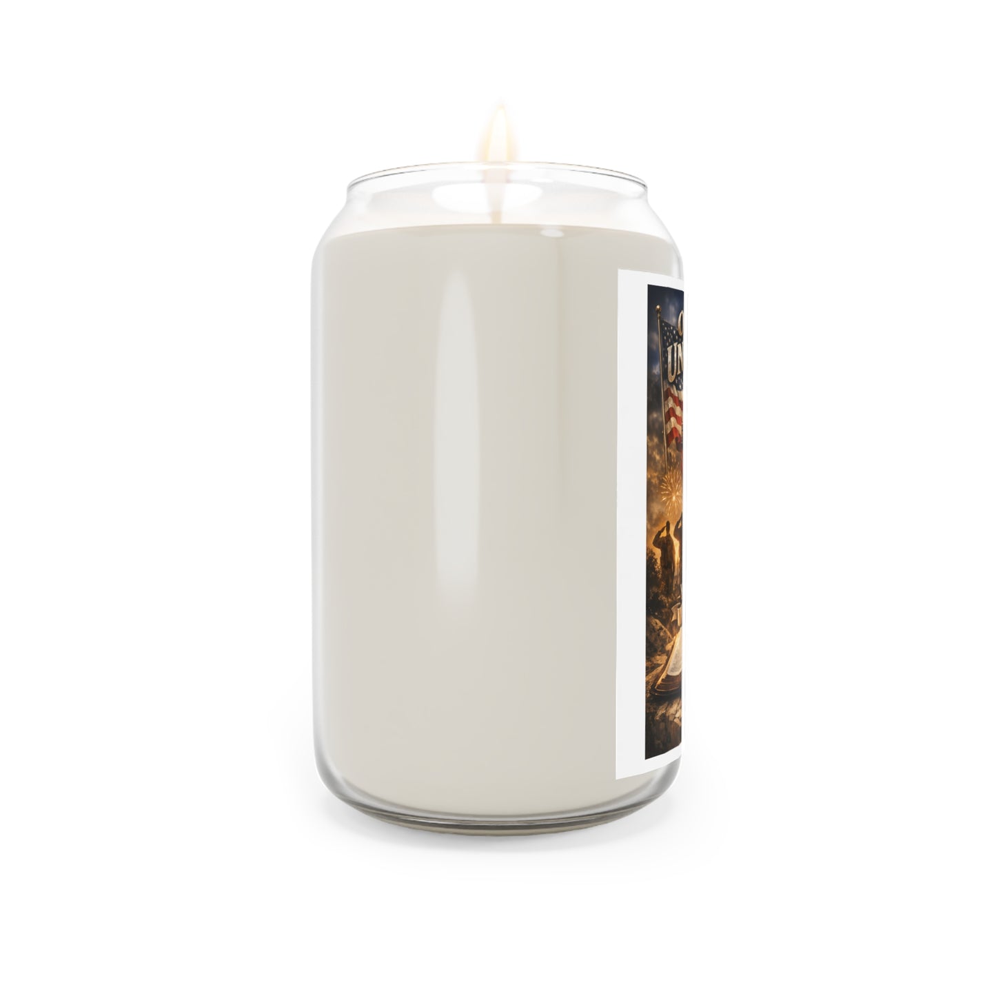 Patriotic Christian Soy Candle — "One Nation Under God" 13.75 oz