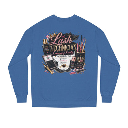 Lash Technician Crewneck Sweatshirt – Beauty Tools Graphic