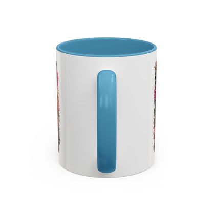 Accent Coffee Mug - "Nails Speak Louder Than Words" Pink Nail Tech Coffee Mug