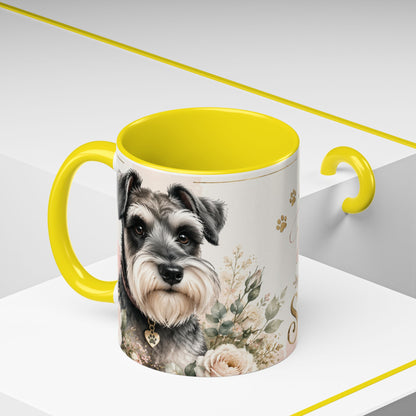 Life Is Better With a Miniature Schnauzer Accent Coffee Mug