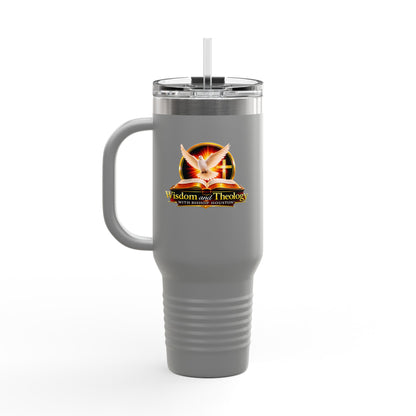 40oz Insulated Travel Mug – Wisdom & Theology Logo Stainless Steel Tumbler