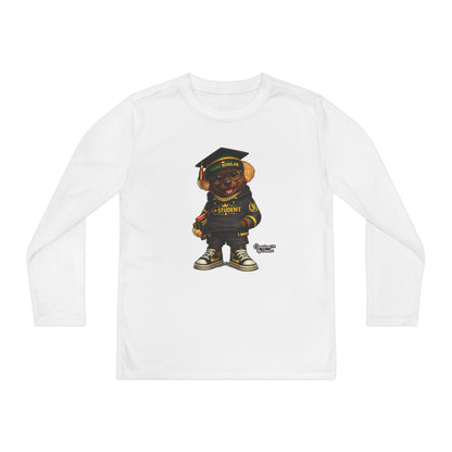 Youth Long Sleeve Tee — Graduation Bear Design