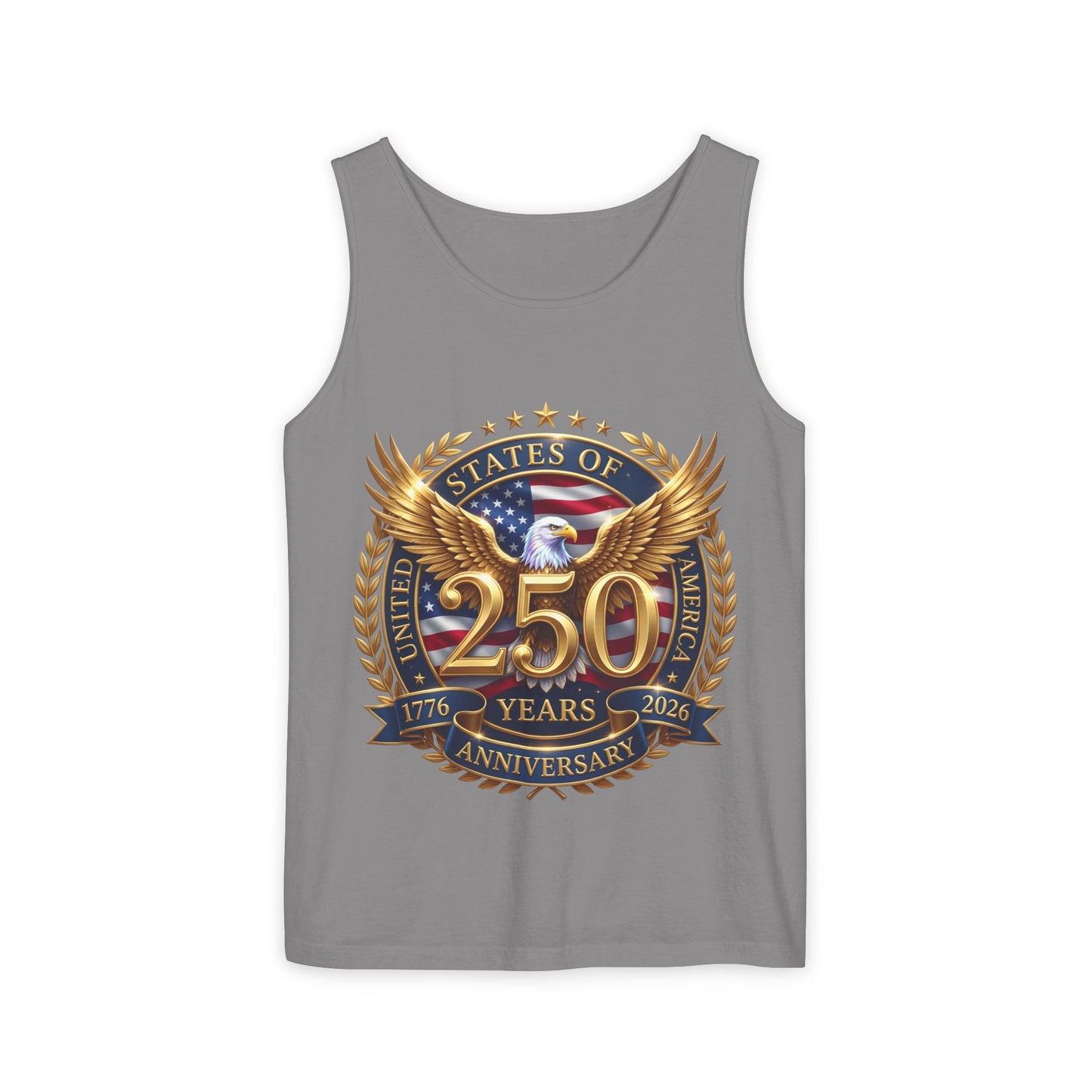 250 Years Anniversary Eagle Tank Top — United States Bicentennial Celebration Tee