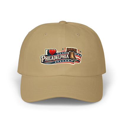 Dad Cap — I  Philadelphia Liberty Bell Embroidered Hat