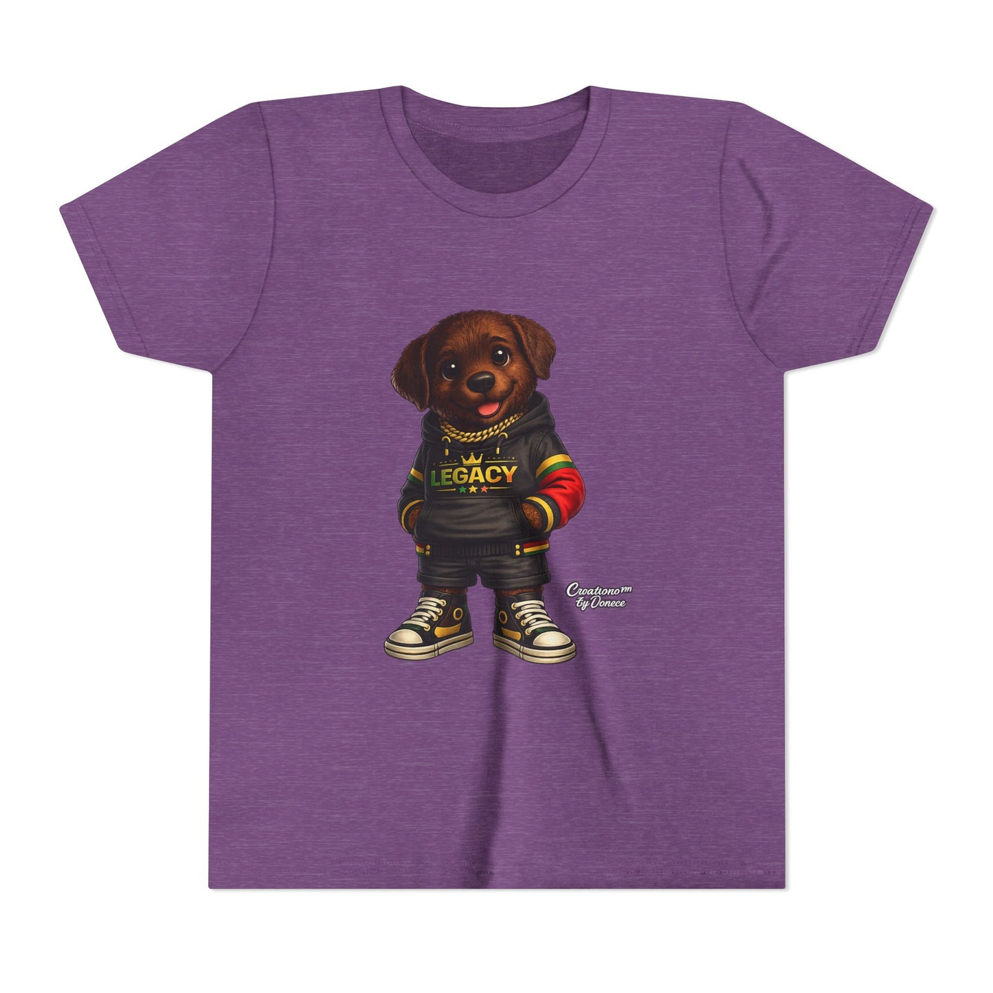 Youth Dog Tee — 'Legacy' Streetwear Puppy Graphic Shirt