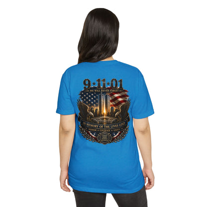 9/11 Memorial T-Shirt – "We Will Never Forget" Tribute Tee