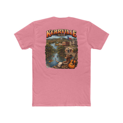 Kerrville Texas Scenic T-Shirt — Riverfront Guitar Vintage Travel Tee