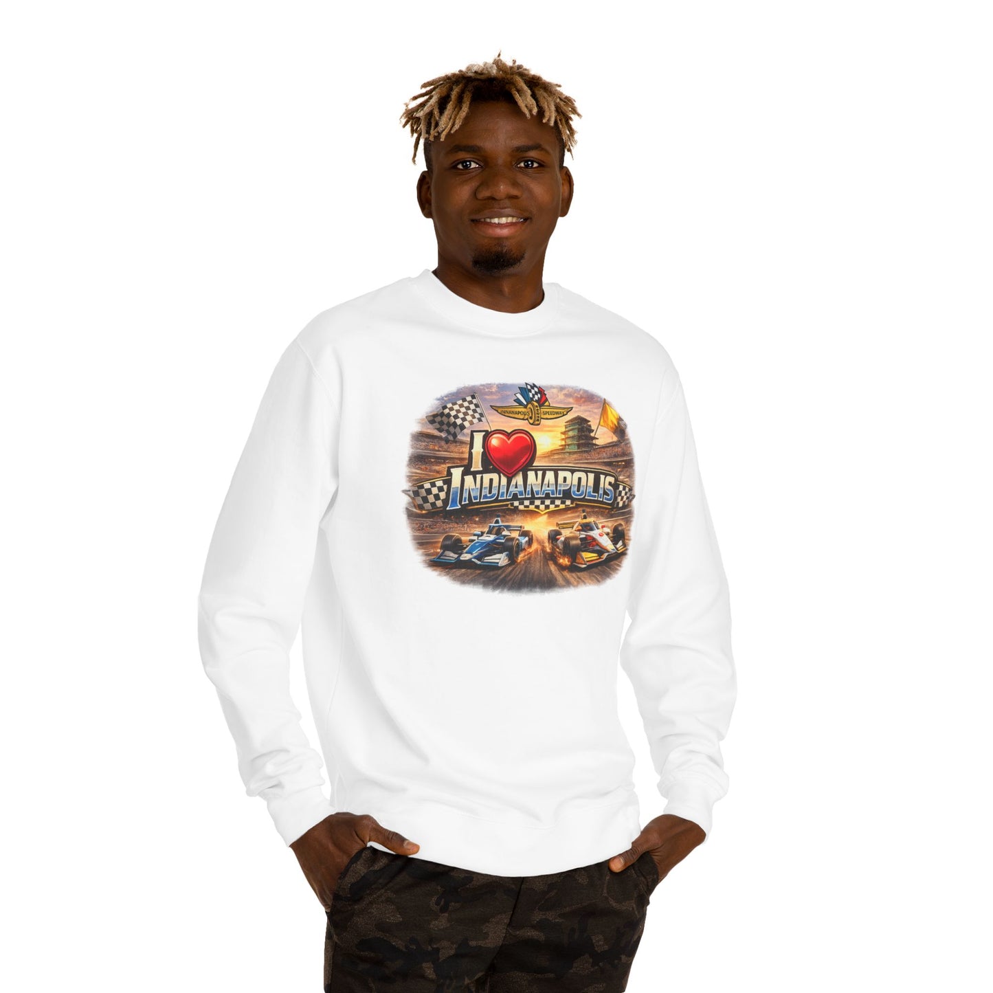 I Heart Indianapolis Racing Crewneck Sweatshirt