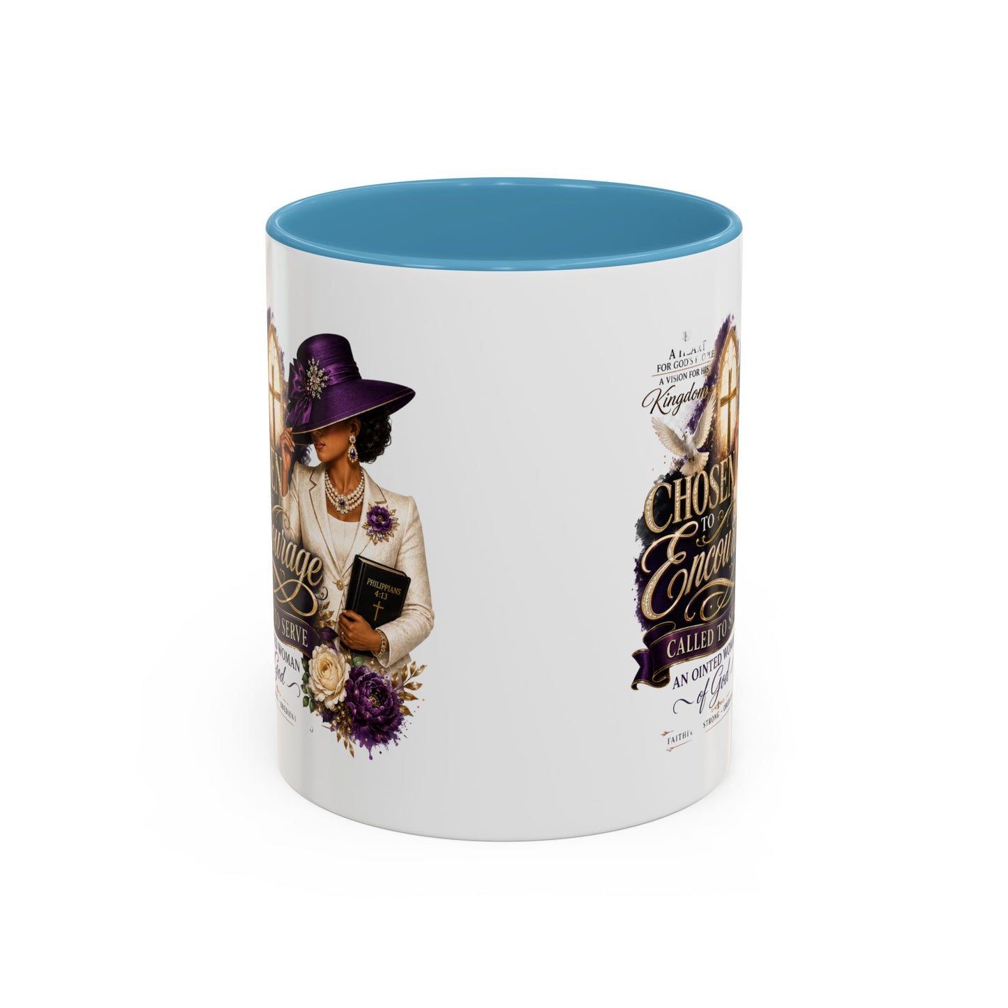 Chosen to Encourage Coffee Mug — Christian Woman Faith Gift (11/15oz)