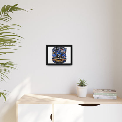 U.S. Air Force 'Aim High' Framed Canvas Print