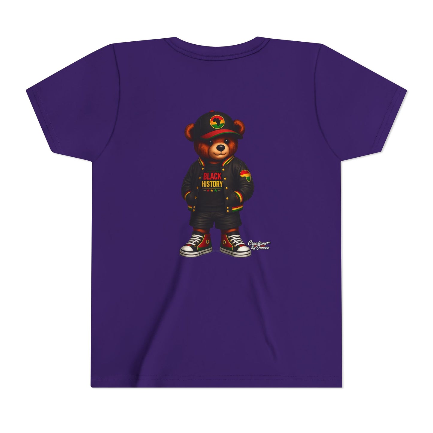 Kids 'Black History' Streetwear Bear Tee