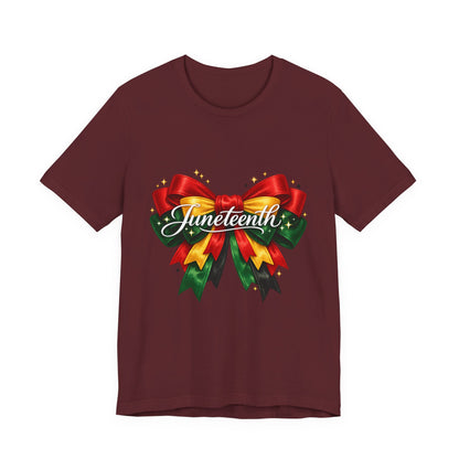 Juneteenth Ribbon Tee — Juneteenth Celebration T-Shirt