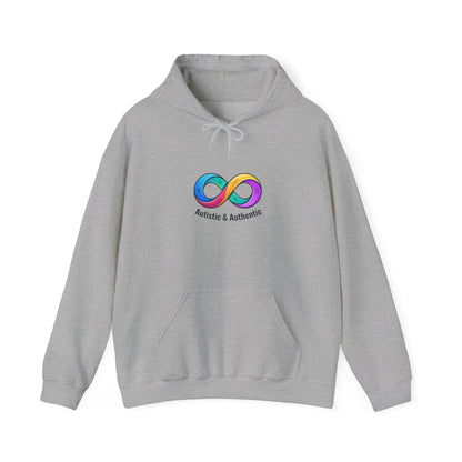 Autistic & Authentic Hoodie | neurodiversity, autistic pride
