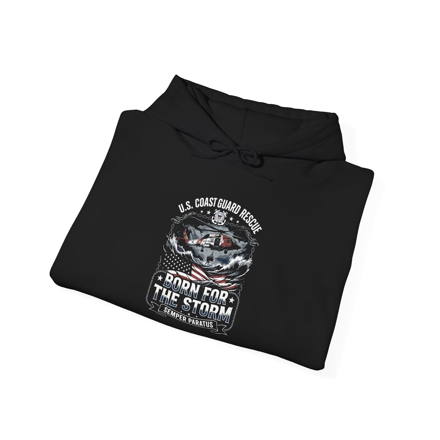 U.S Coast Guard Rescue Born for the Storm Hoodie
