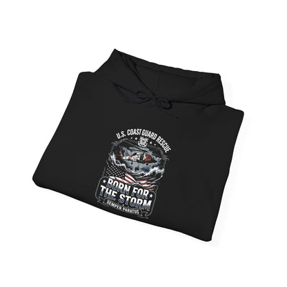 U.S Coast Guard Rescue Born for the Storm Hoodie