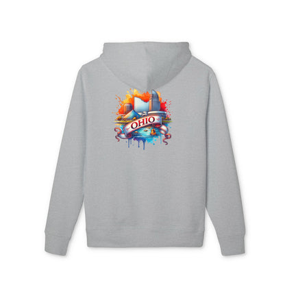 Ohio Skyline Hoodie — Colorful State Pride Pullover