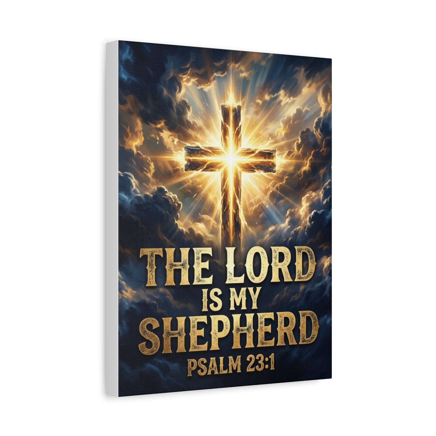 The Lord Is My Shepherd  - Psalm 23:1 Canvas Wall Art