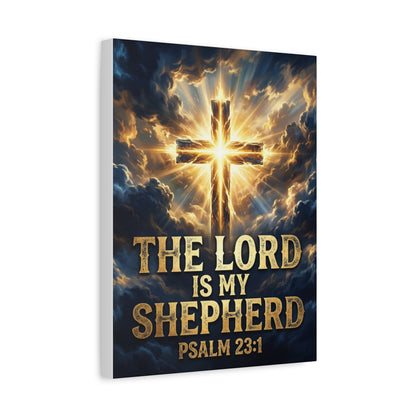 The Lord Is My Shepherd  - Psalm 23:1 Canvas Wall Art