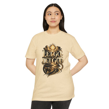 Let Go Let God T-Shirt — Inspirational Christian Faith Tee