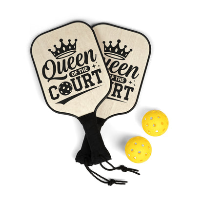 Queen of the Court Pickleball Paddle Set — Women’s Pickleball Kit with Crown Design