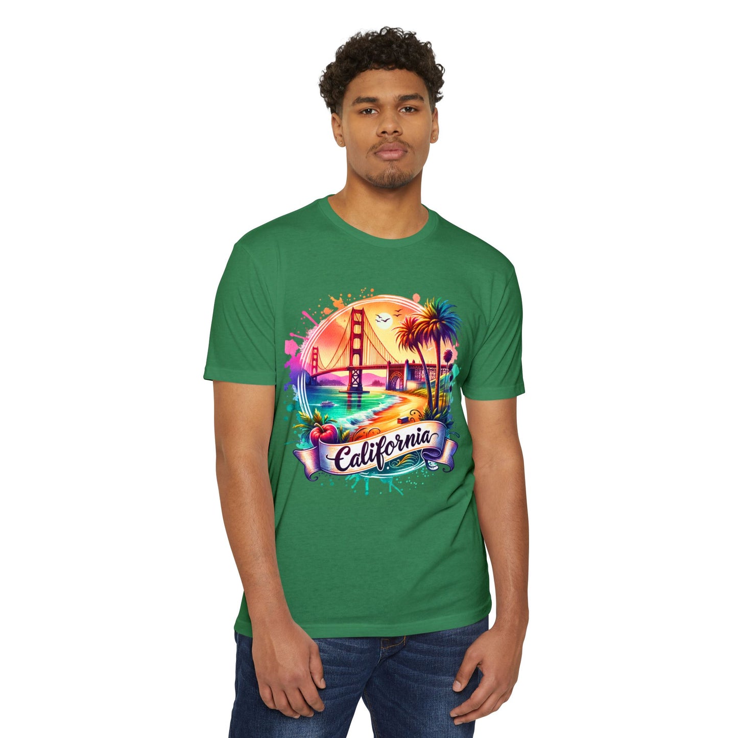 California Sunset T-Shirt — Golden Gate Palm Beach Graphic Tee