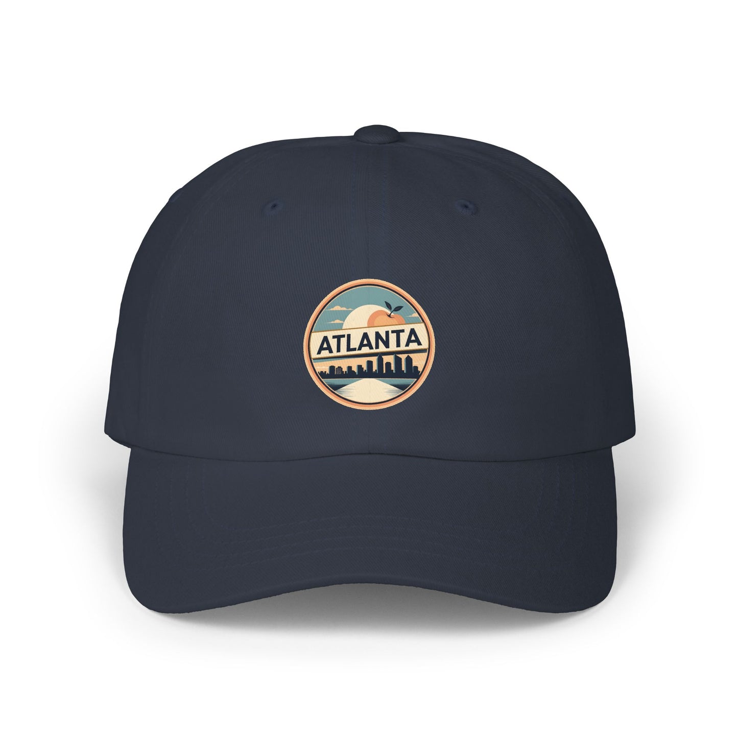 Atlanta Skyline Dad Cap — Retro Patch Baseball Hat