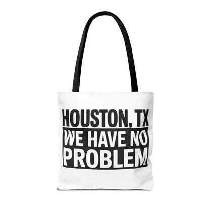 Houston TX Tote Bag — 'We Have No Problem' Graphic Market Tote