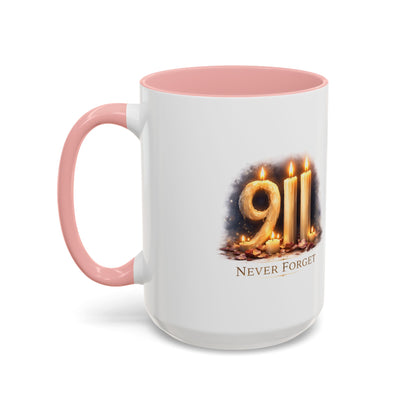 9/11 Never Forget Memorial Coffee Mug
