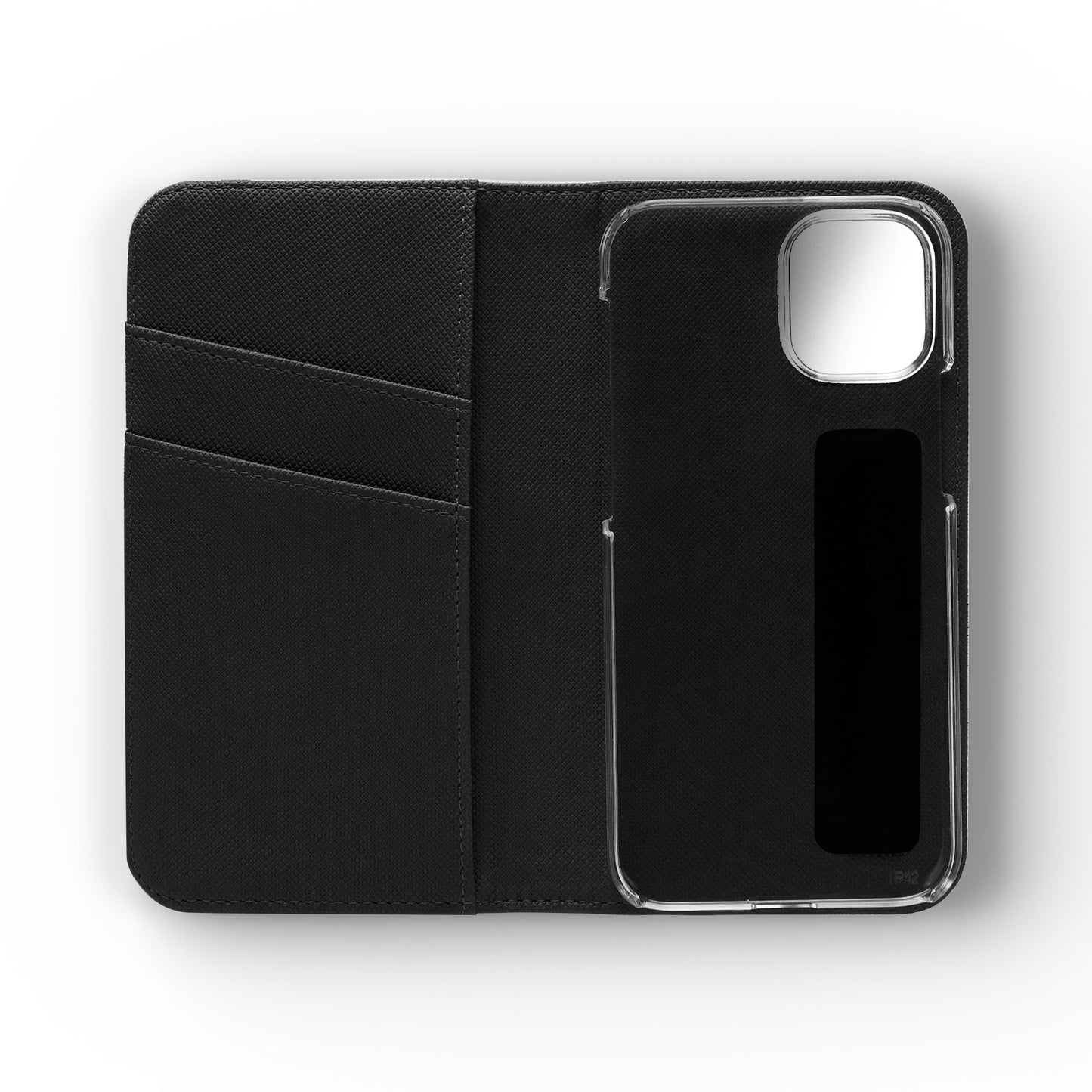 Christian Floral Phone Flip Case — "Jesus Saves" & Inspirational Scripture Wallet Cover