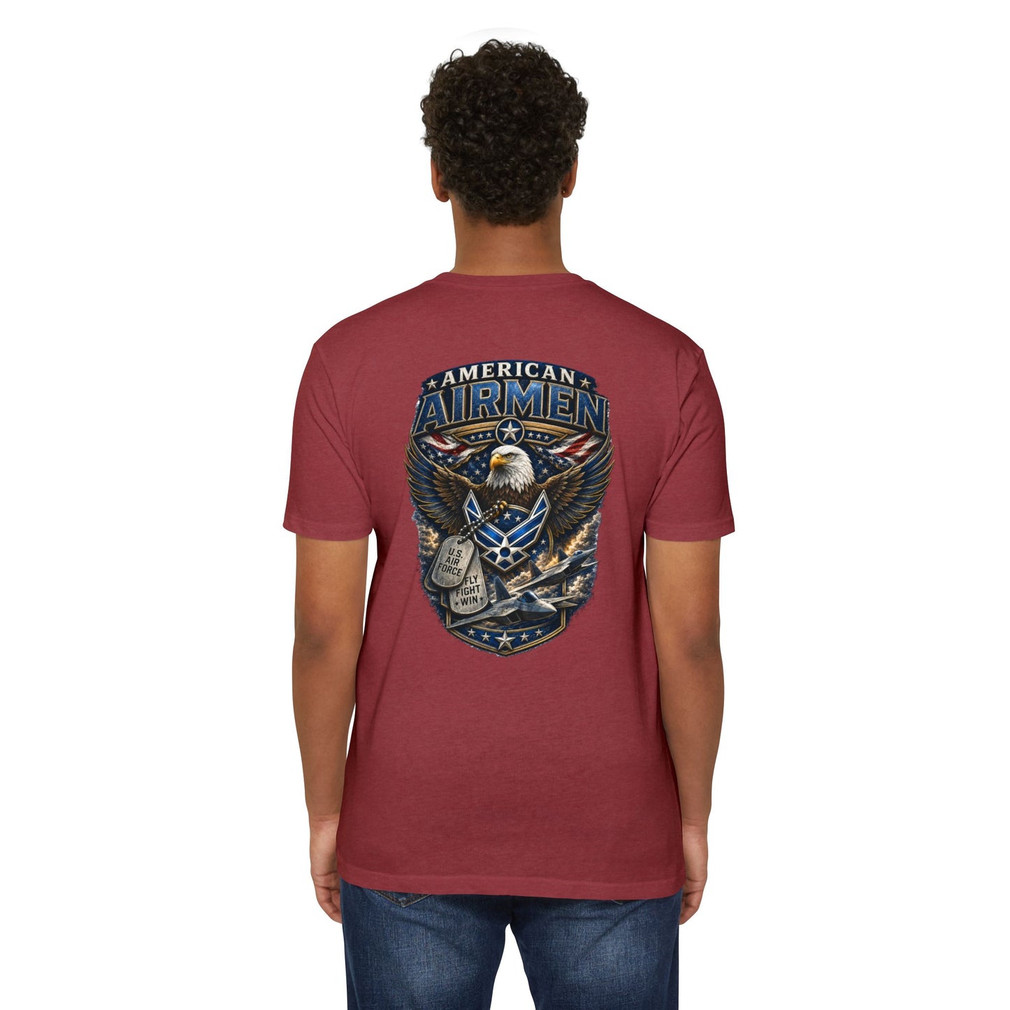 American Airmen Eagle T-Shirt — Patriotic USA Air Force Graphic Tee