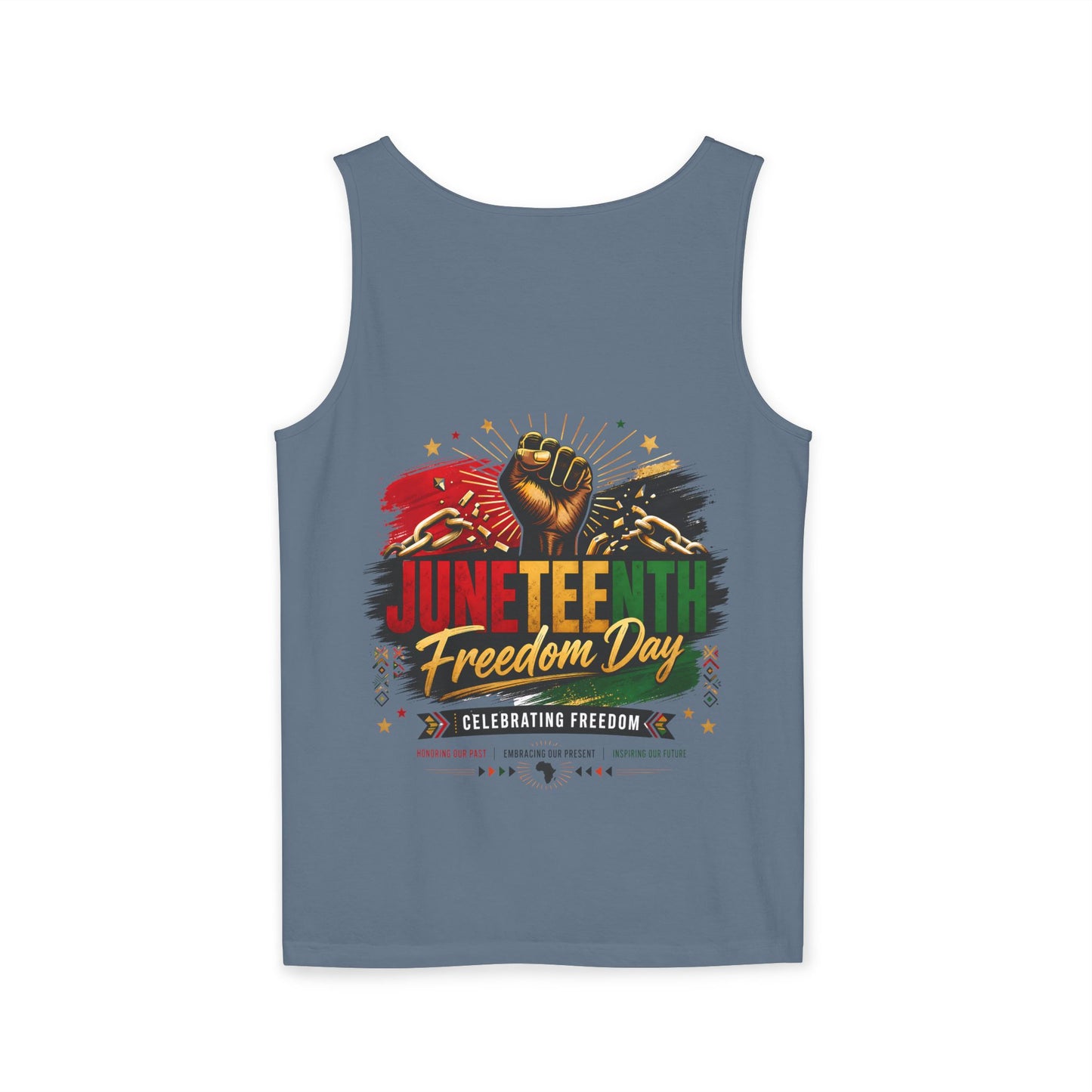 Juneteenth Freedom Day Tank Top — Celebrating Freedom Graphic