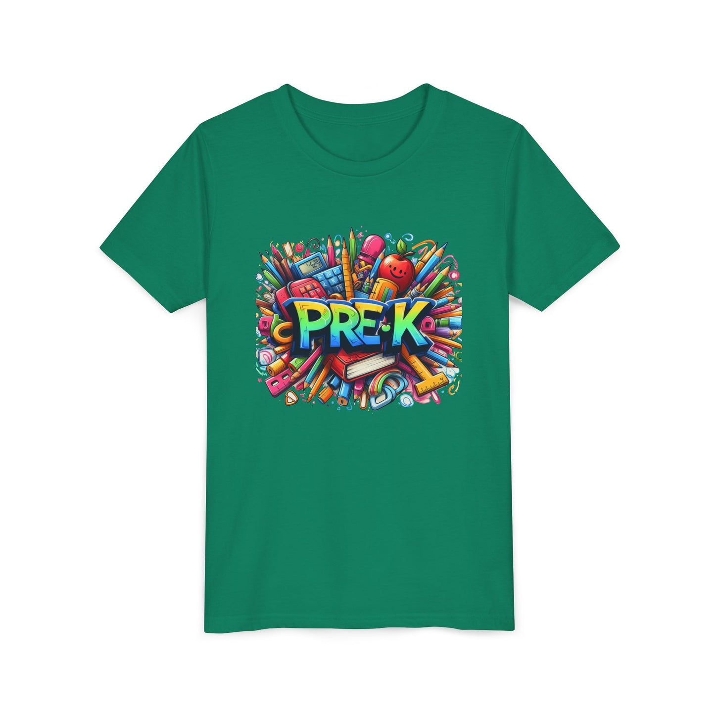 PRE-K Kids Tee — Colorful Back-to-School Pre-K Shirt for Preschoolers
