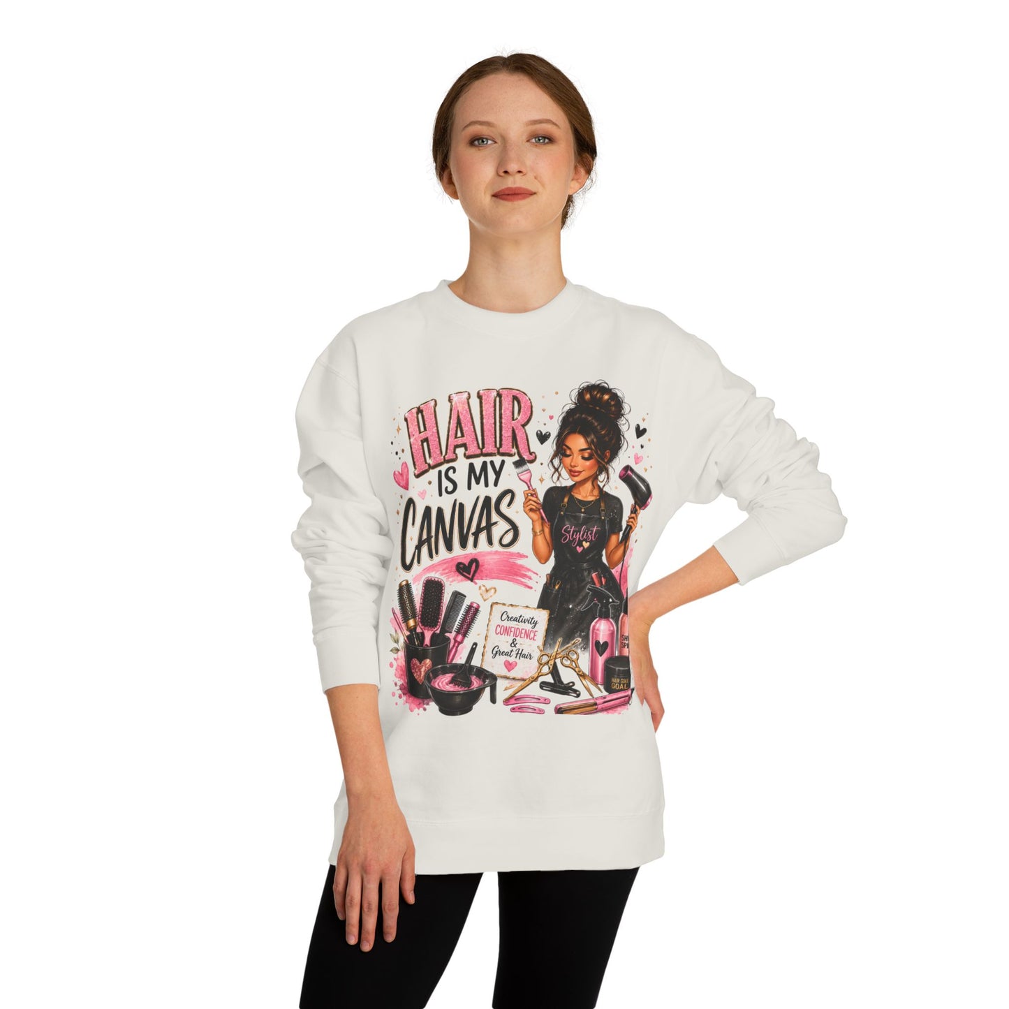Hair Is My Canvas Sweatshirt
