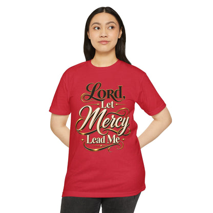 Religious T-Shirt — "Lord, Let Mercy Lead Me" Inspirational Christian Tee